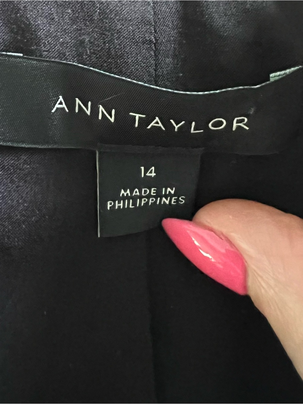 Ann Taylor Women's Black and White Two-Piece Suit Blazer & Pants 0141 - Picture 5 of 5